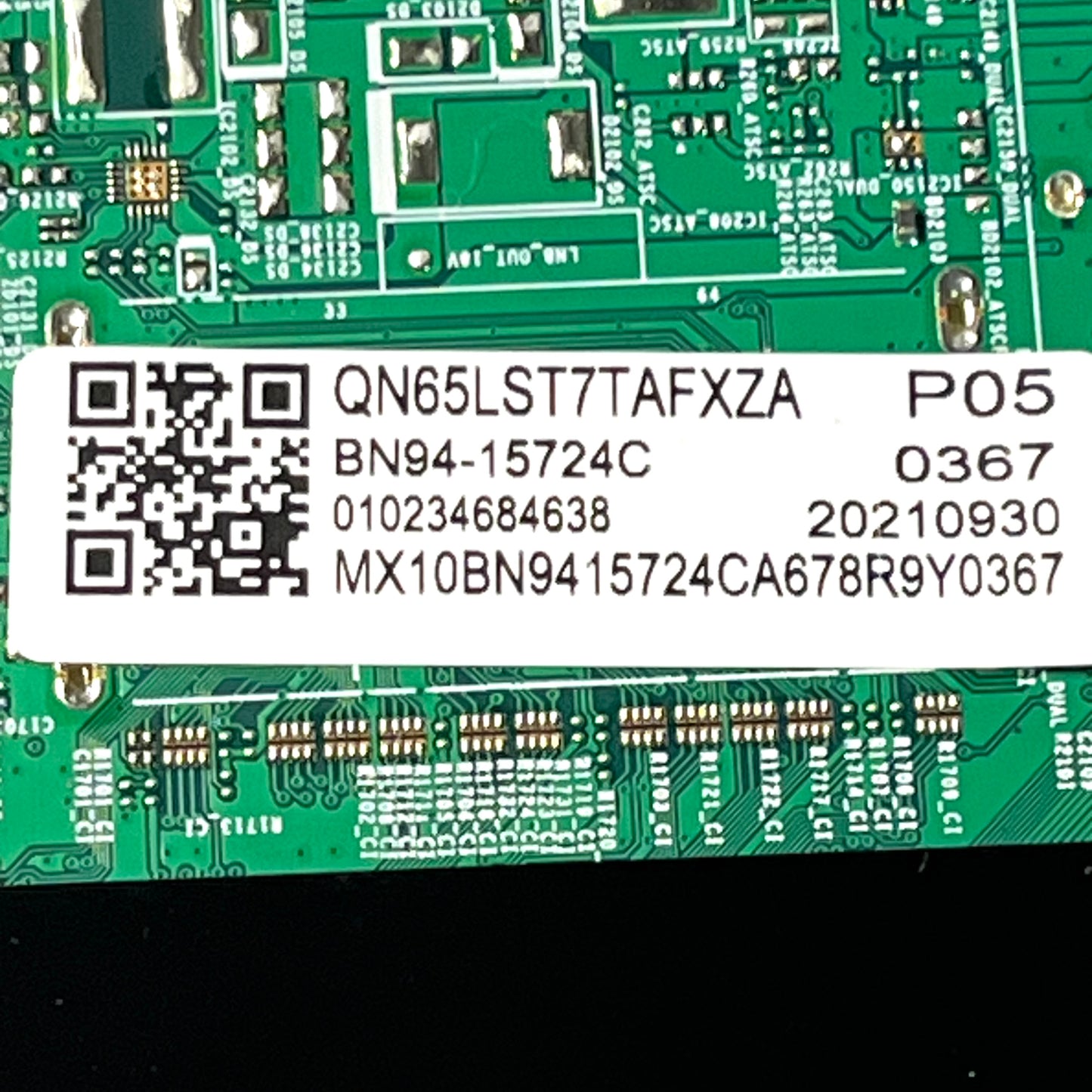 BN94-15724C Samsung Main Board, QN65LST7TAFXZA