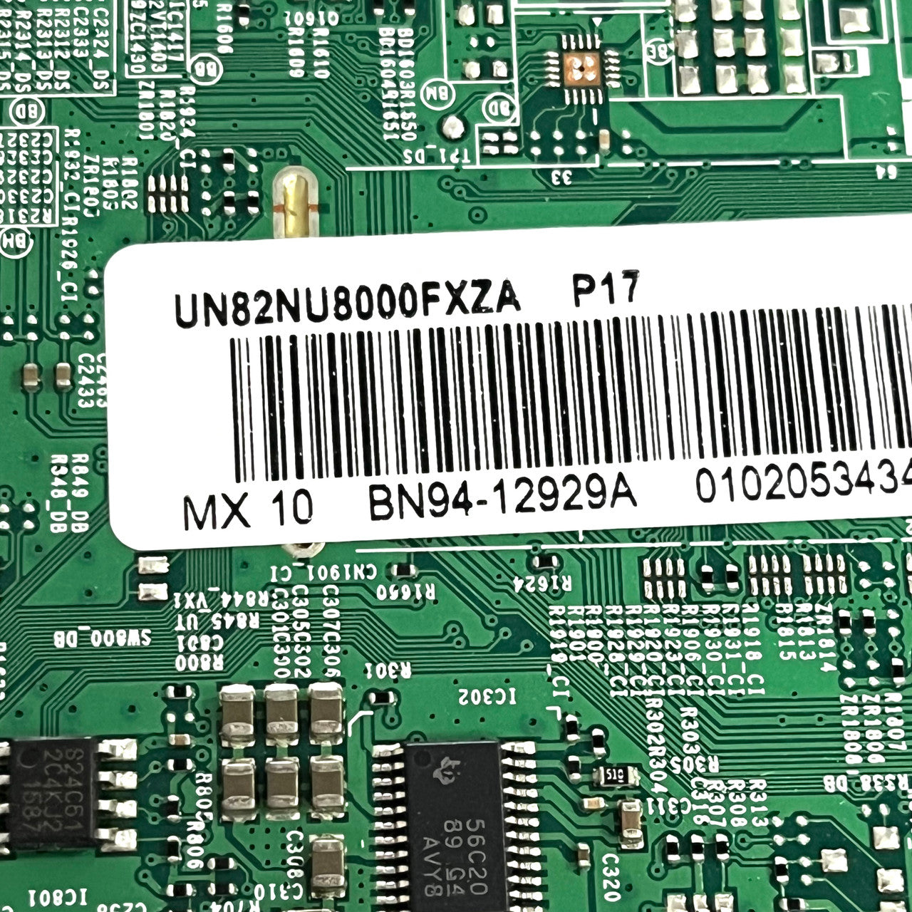 BN94-12929A Samsung Main Board, UN82NU8000FXZA, UN82NU800DFXZA