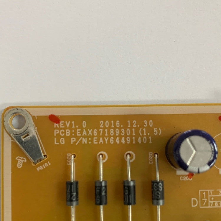 LG EBT64592806 Main Board, EAY64491401 Power Supply, 6871L-3850C/6871L-3850D T-Con Board, for 49LJ5500-UA.BUSYLOR