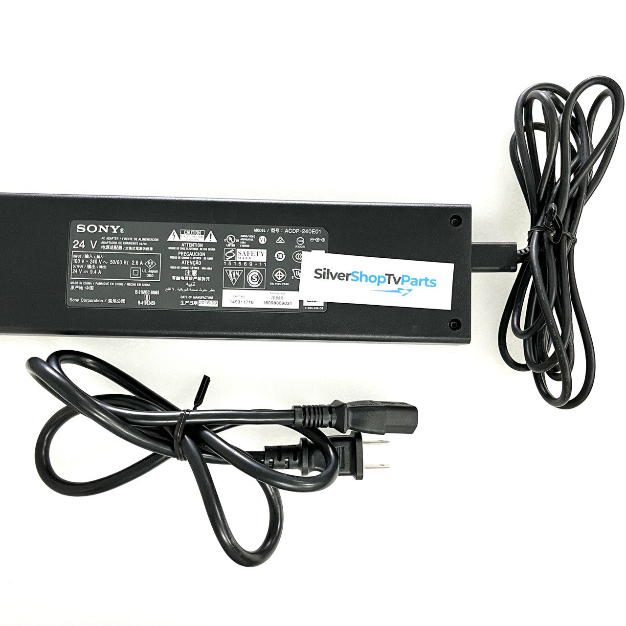 ACDP-240E01 Sony AC Adapter 24V TV XBR-55X930D, XBR-65X900E