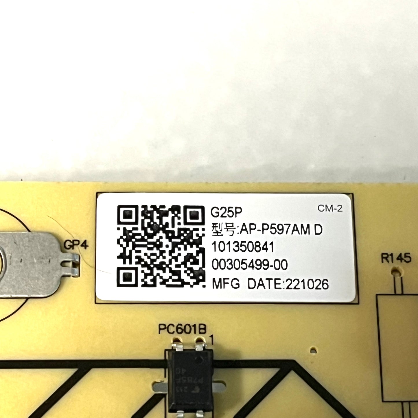 1-013-508-41 Sony Power Supply Board, 101350841, AP-P597AM, XR-65A80K, XR-65A80L