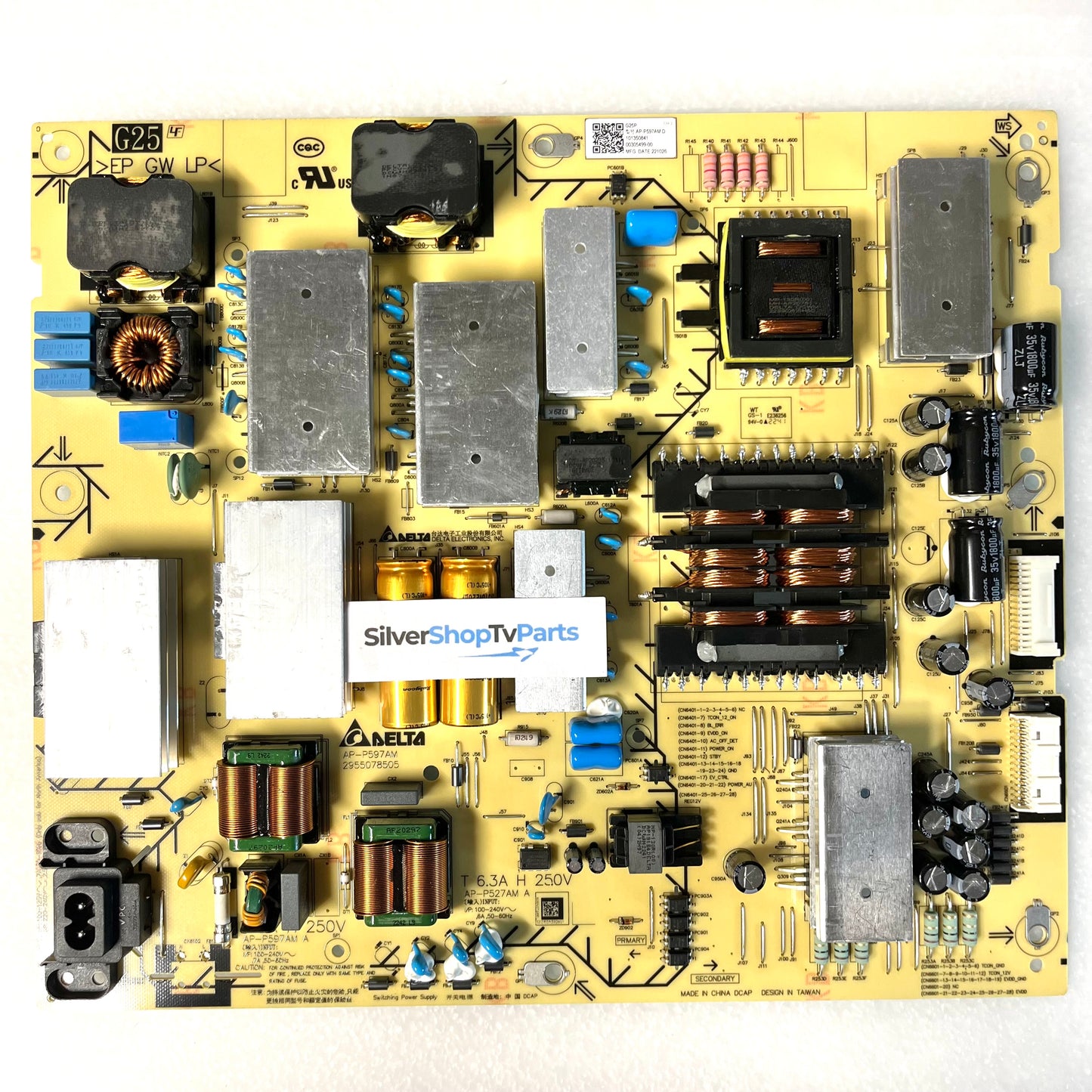 1-013-508-41 Sony Power Supply Board, 101350841, AP-P597AM, XR-65A80K, XR-65A80L
