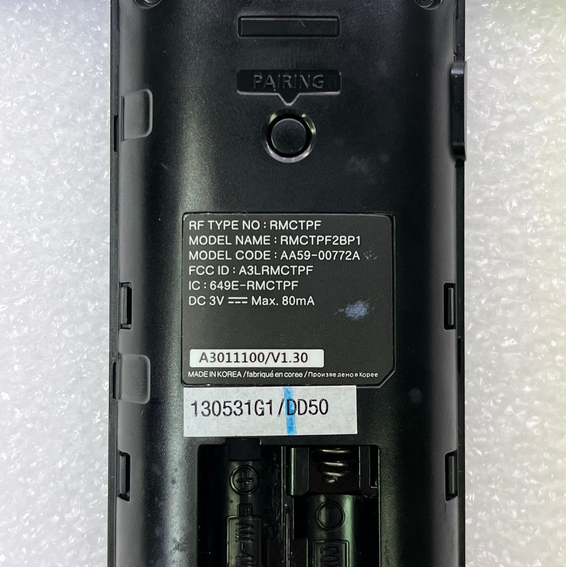 SAMSUNG RMCTPF2BP1 Smart Television Remote Control AA59-00772A