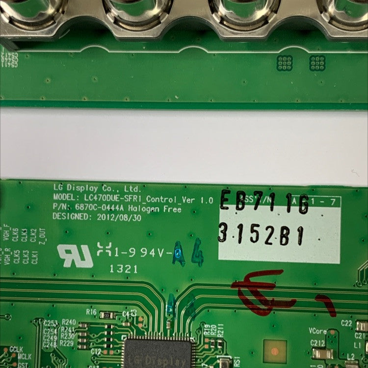 LG EBR76777303 Main Board, EAY62810801 Power Supply, 6871L-3152B (6870C-0444A) T-Con Board For 47LN5700