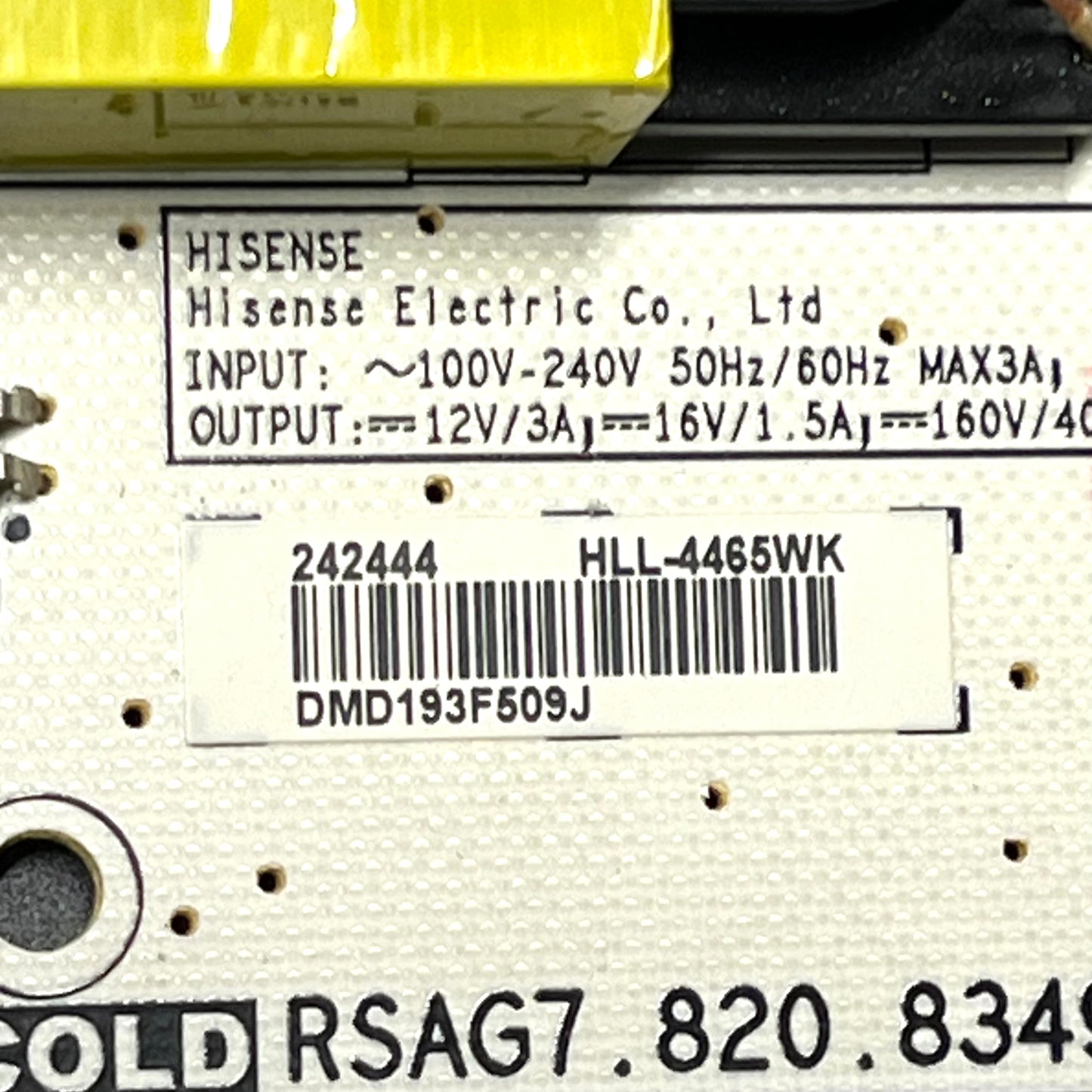 Hisense 242444 Power Board for 58R6E