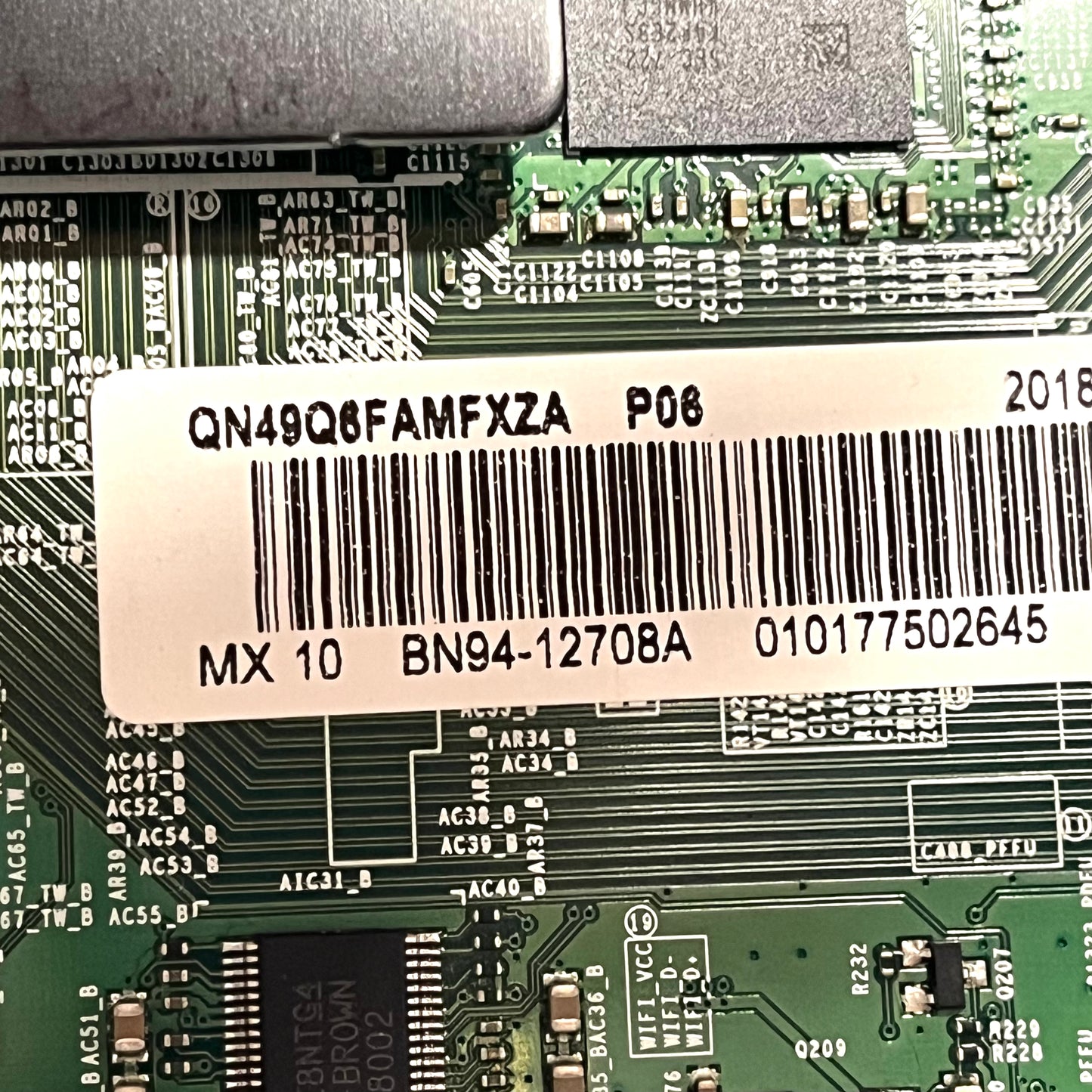 Samsung BN94-12708A Main Board for QN49Q6FAMFXZA