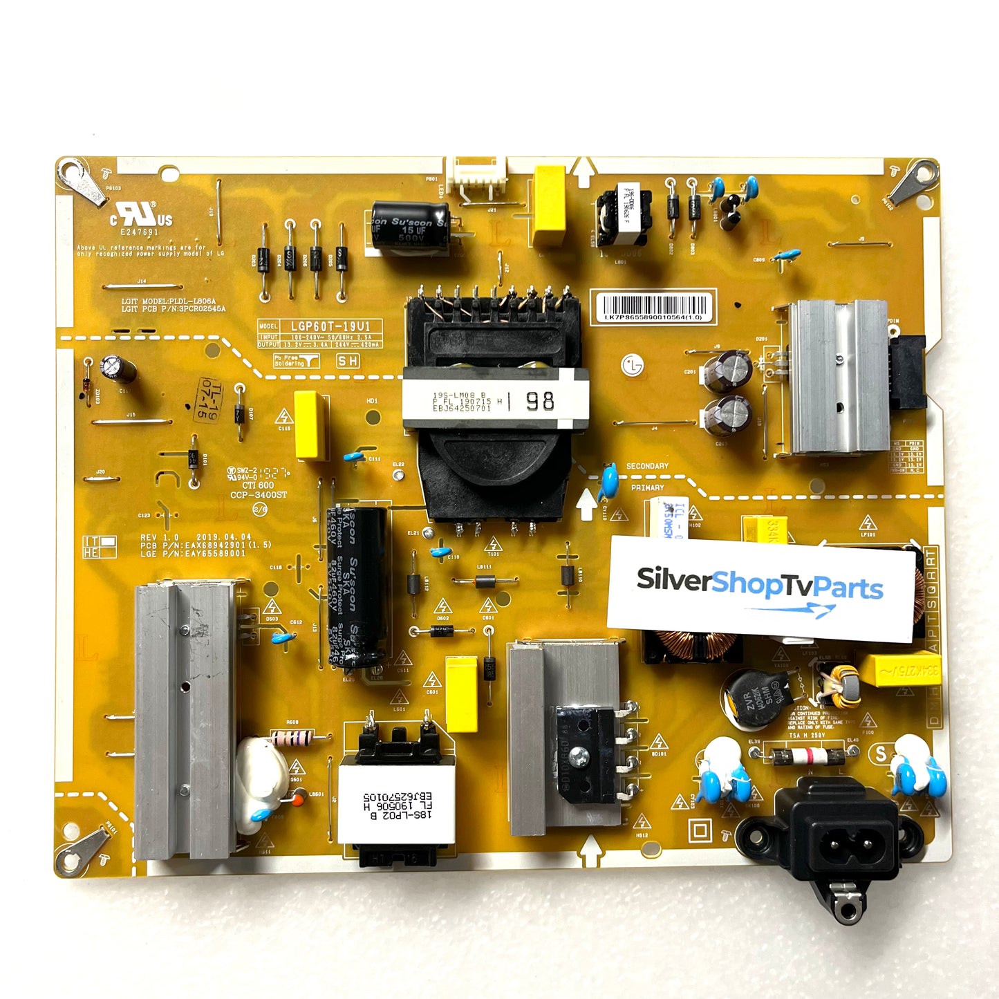 EAY65589001 LG Power Board, 60UM6950DUB.BUSNLOR