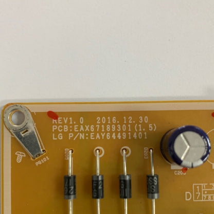 LG EBT64592806 Main Board, EAY64491401 Power Supply,  6871L-3850C/6871L-3850D T-Con Board, for 49LJ5500-UA.BUSYLOR