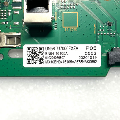 Samsung BN94-16105A Main Board for UN58TU7000FXZA (Version YA01)