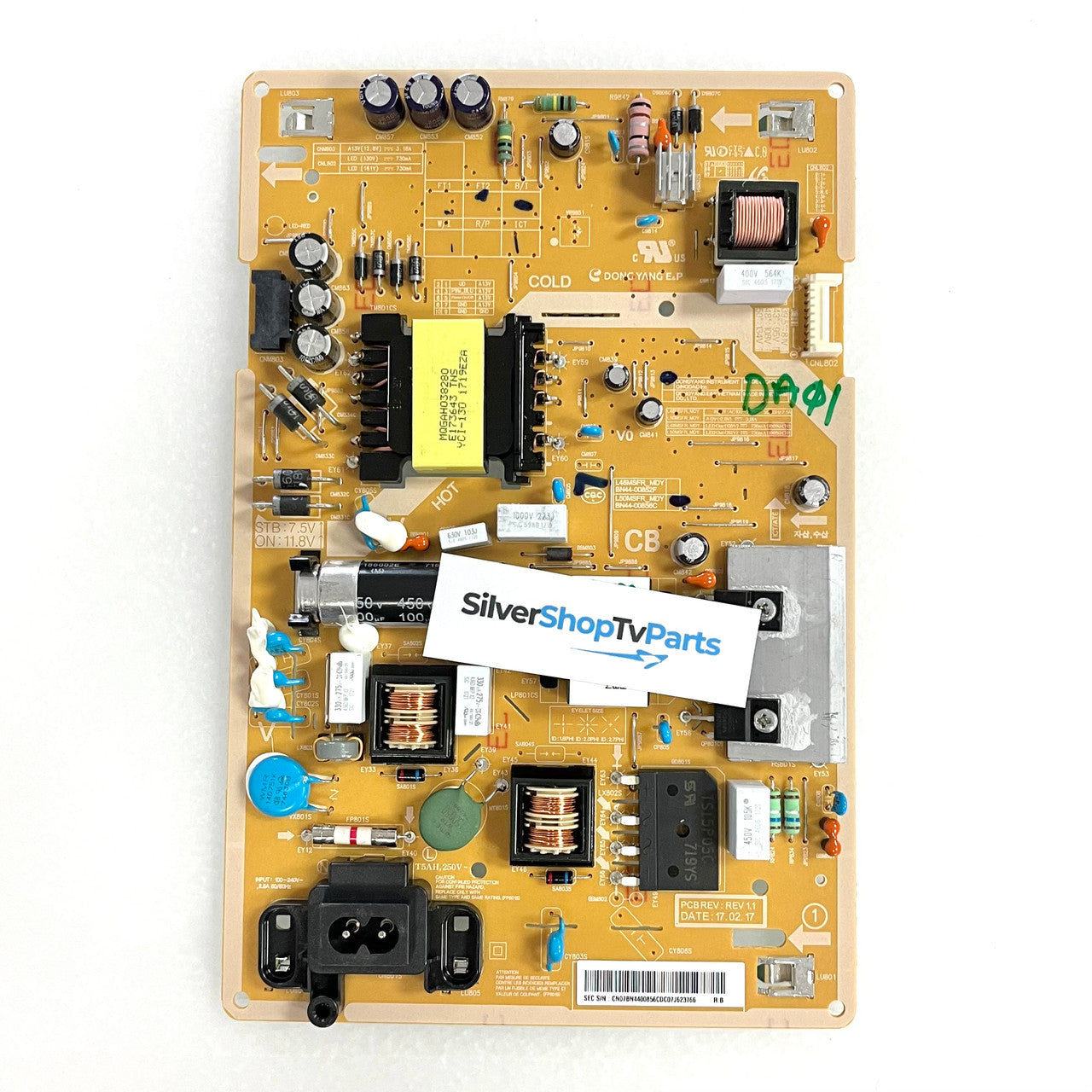 BN44-00856C . This circuit board will fix all power related issues.