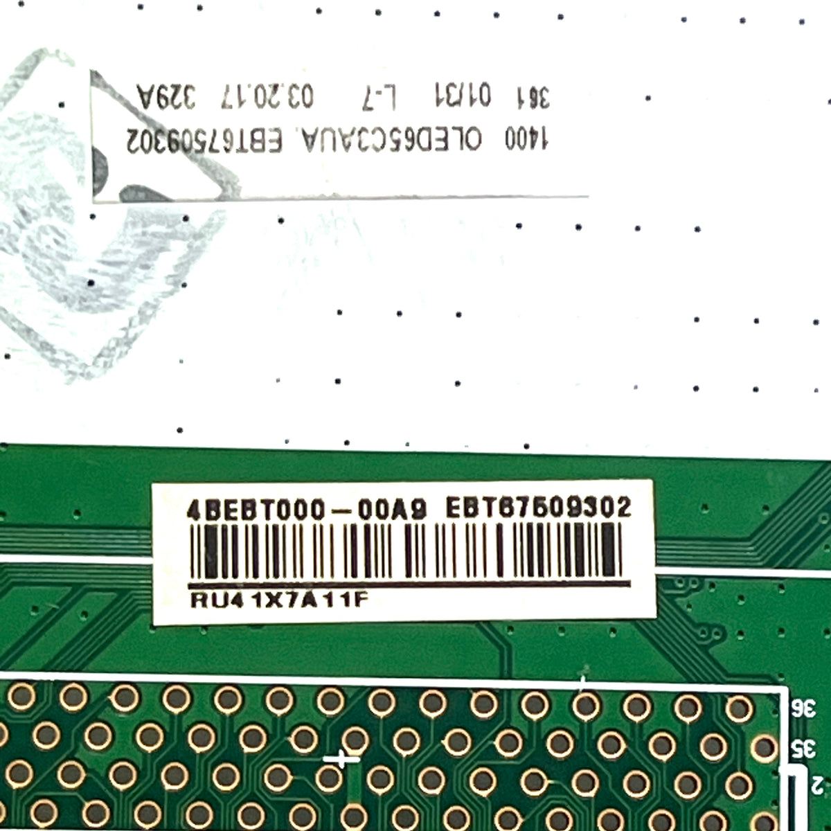 EBT67509302 LG Main Board for OLED65C3AUA.DUSQLJR