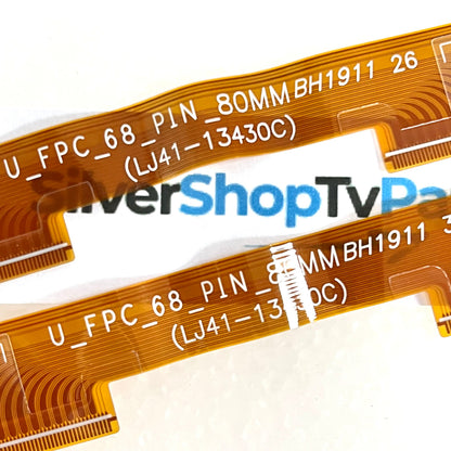 LJ41-13430C Samsung TV Panel Cable U_FPC_68_PIN_80MM