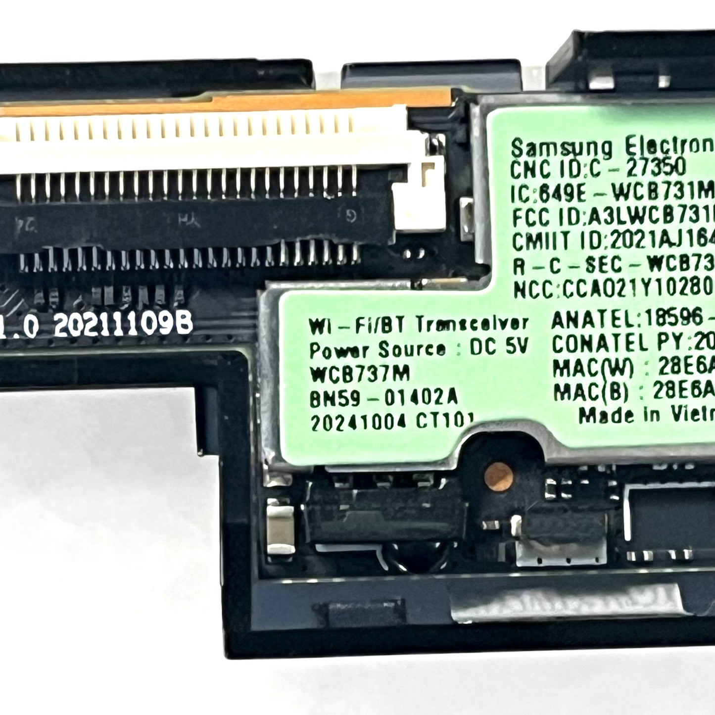 Samsung BN59-01402A (WCB737M) Wi-Fi Module