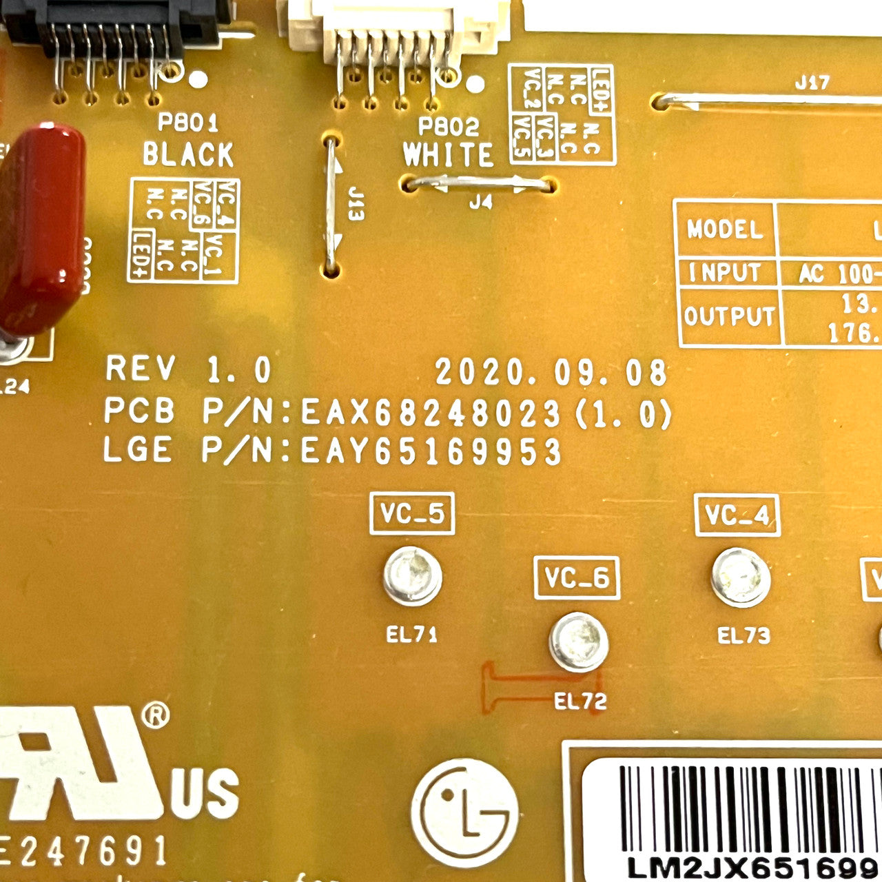 EAY65169953 LG Power Supply, LGP65-19UL6