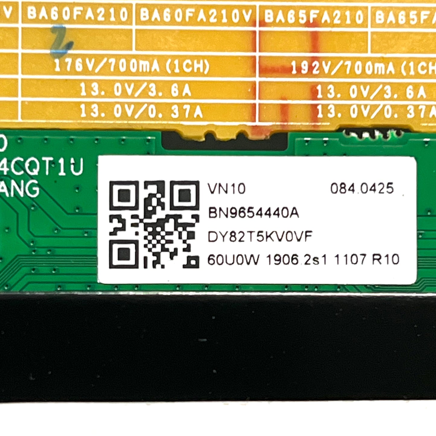 BN96-54440A Samsung Main Board/Power Supply
