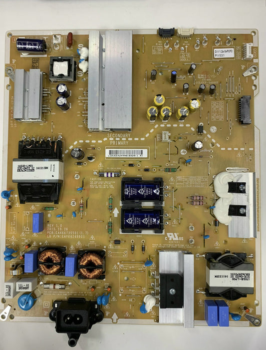 LG EAY64249901 Power Board for 60UH7700, 65UH7700