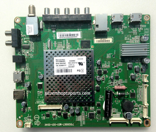 VIZIO 756TXECB02K060 MAIN BOARD FOR E390I-B1E