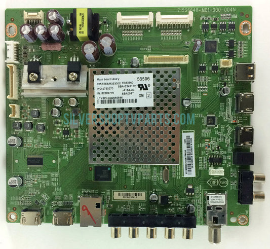 Vizio 756XECB02K037 Main Board for E500i-B1